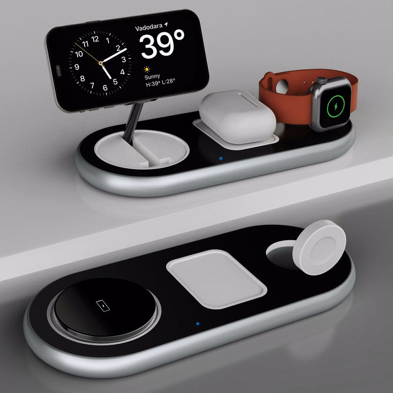 3-In-1 Strong Magnetic Snap Fast Wireless Charging Station