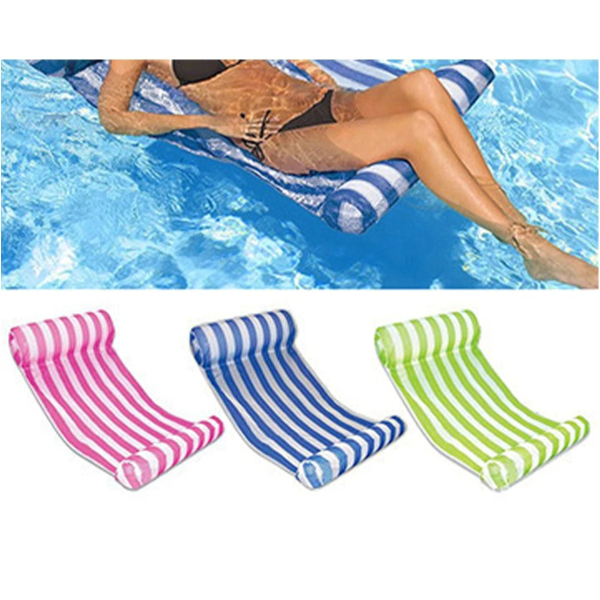 Inflatable Floating Bed Hammock 1