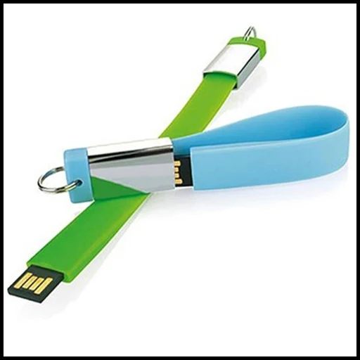 Aruba Silicone Wristband Flash Drive / USB - 128MB 1