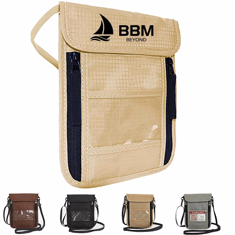 Anti Theft Neck Certificate Bag