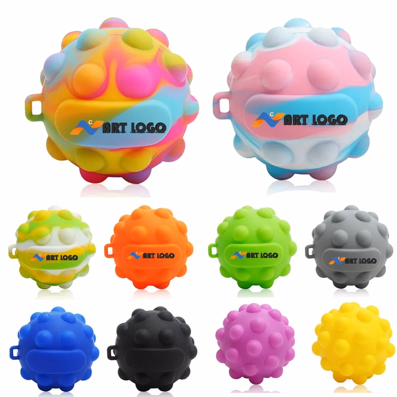 Push Bubble Stress Reliever Ball Silicone Fidget Ball
