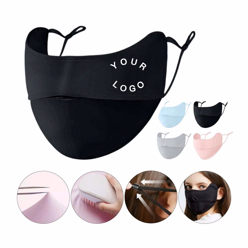 Breathable Ice Silk Mask with Sun Protection