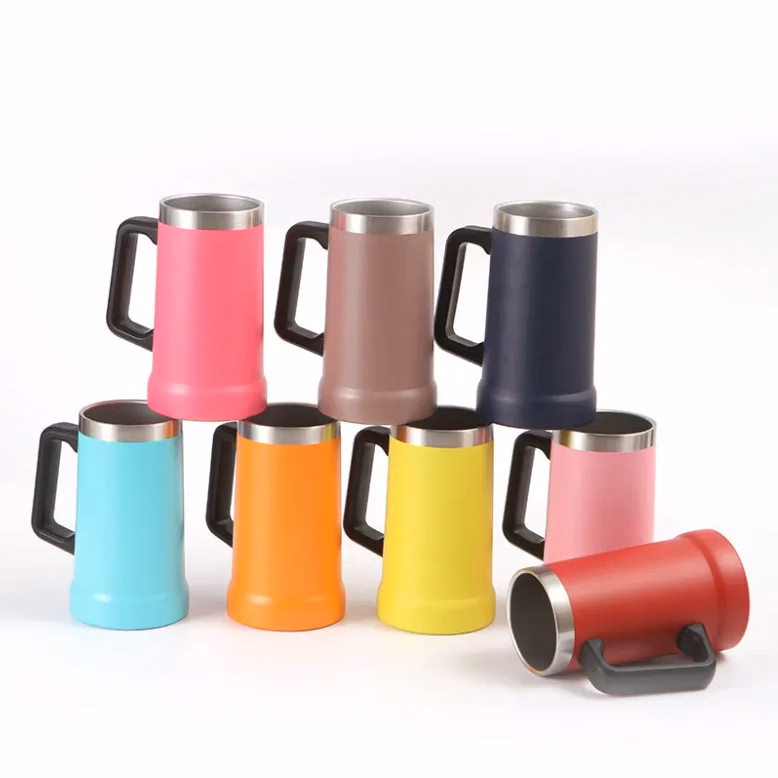 24Oz Stainless Steel Tumbler With Handle