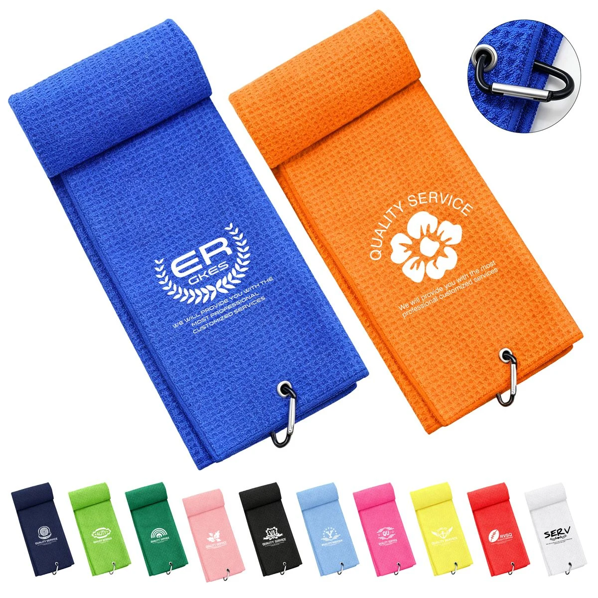 Magnet-absorbed Golf Cleaning Cloth 1