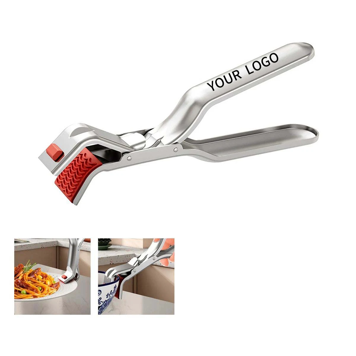 Ergonomic Stainless Steel Tongs for Safe Food Handling 1