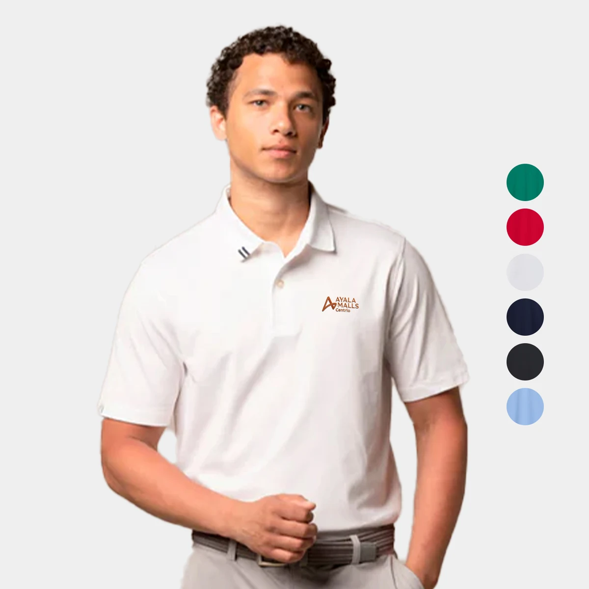 Ashworth® Golf 2Bar Solid Polo 1