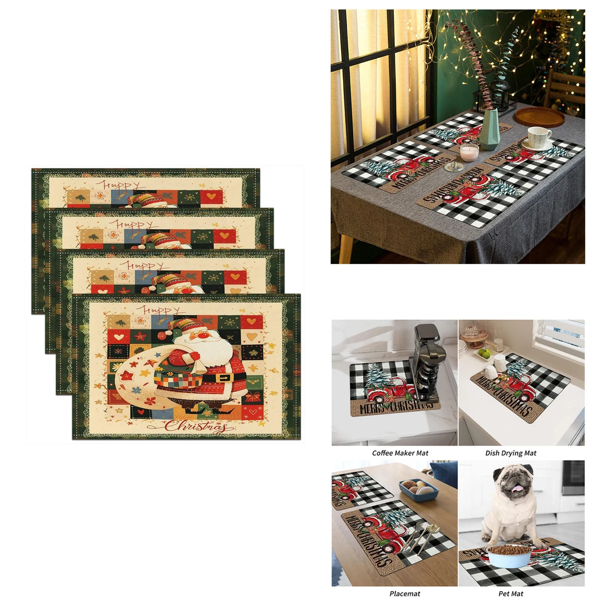 Customized Full Color Fabric Dining Pad 1