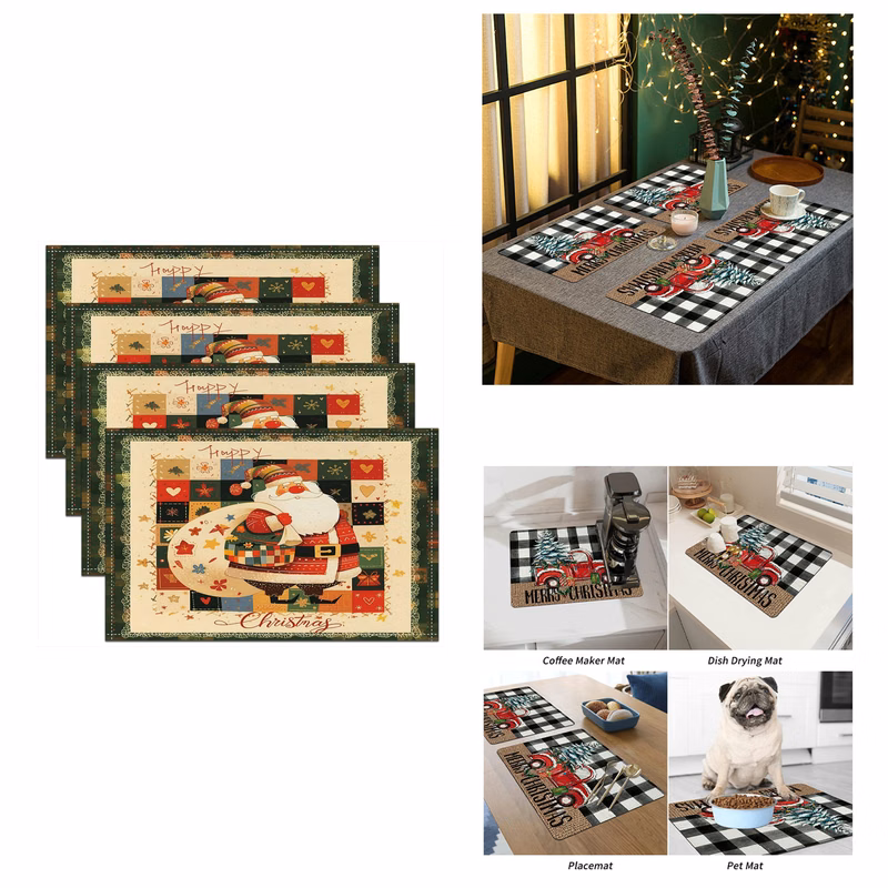 Customized Full Color Fabric Dining Pad