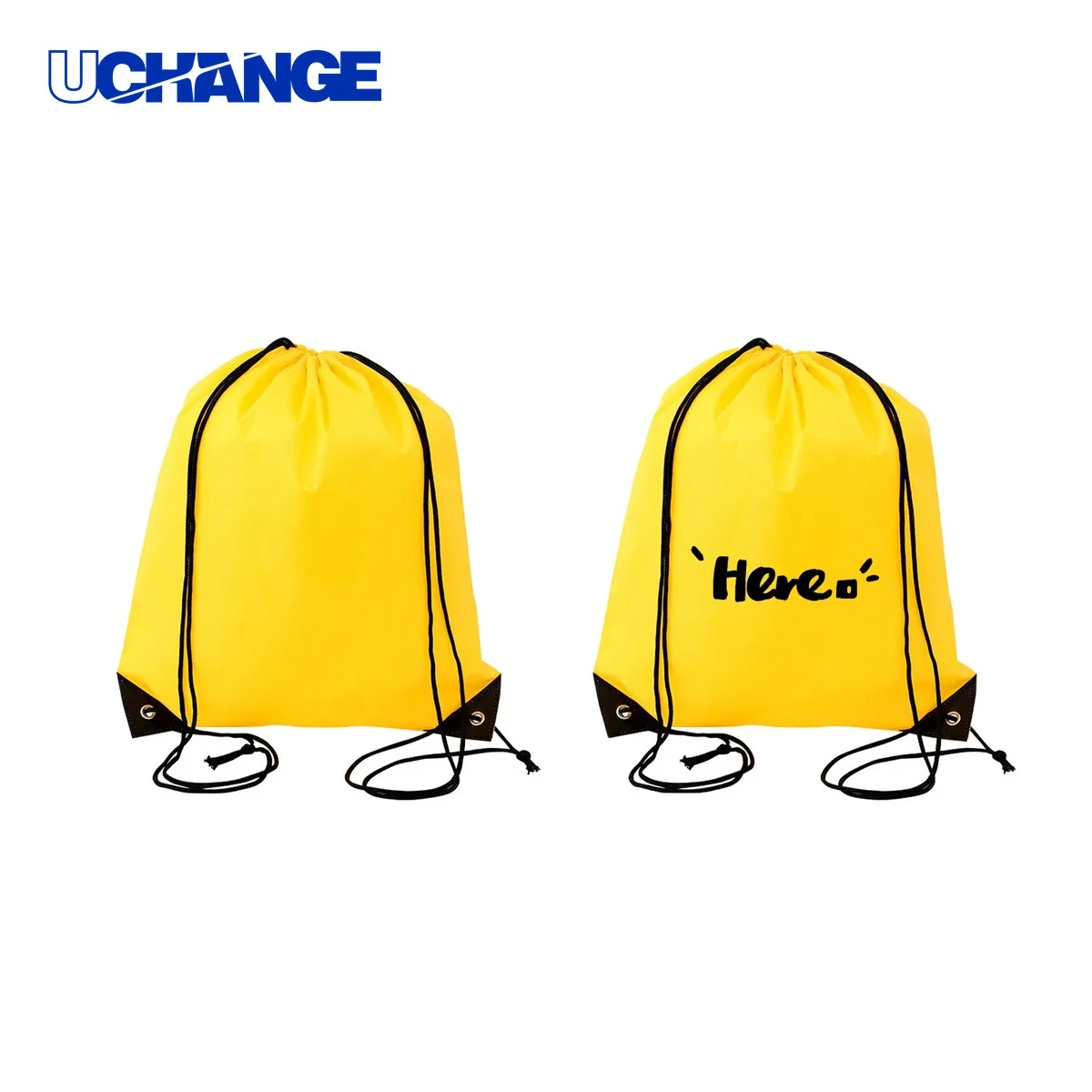 210D Polyester Drawstring Sports Backpack Organizer 1