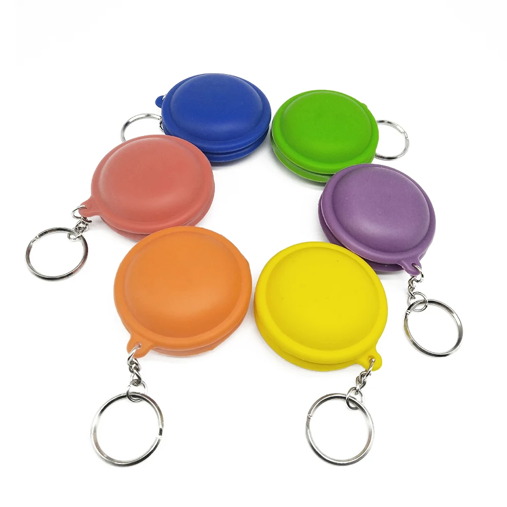 Silicon key chain earbuds case 1