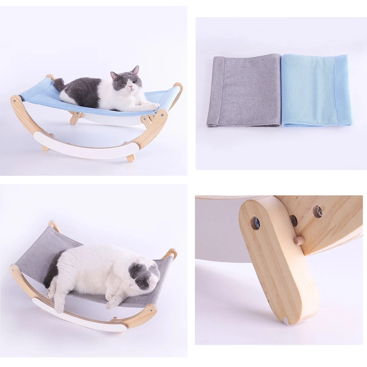 Hammock New Moon Cat Bed Swing Chair 1