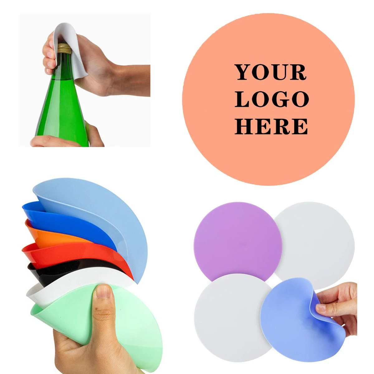 Non-Slip Eco-Friendly Silicone Assisted Bottle Opener With Easy Grip 1