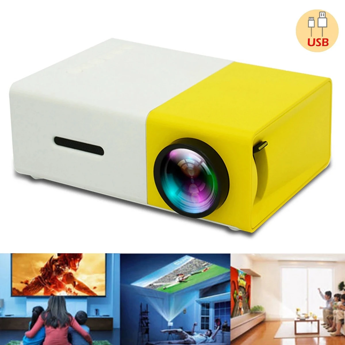 Portable Mini Video-Projector 1