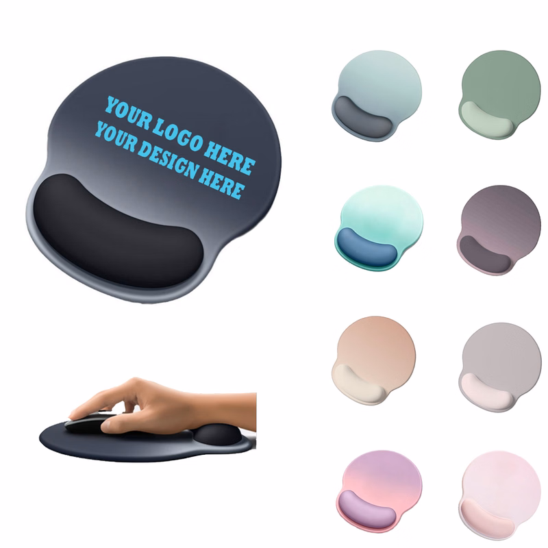 Wrist Support Mouse Pad With Ergonomic Cushion
