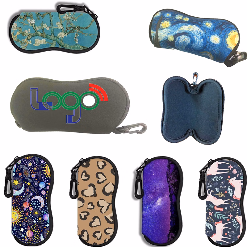 Custom Colored Eyewear Case Zipper Wallet
