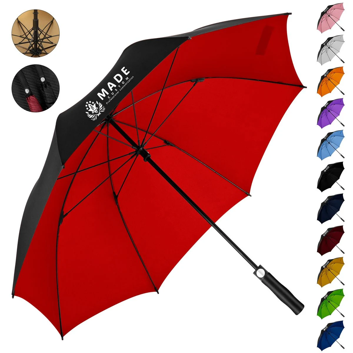 Automatic Open Double-layer Golf Umbrella 1