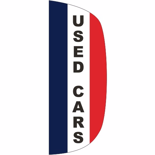 "USED CARS" 3' x 8' Message Flutter Flag