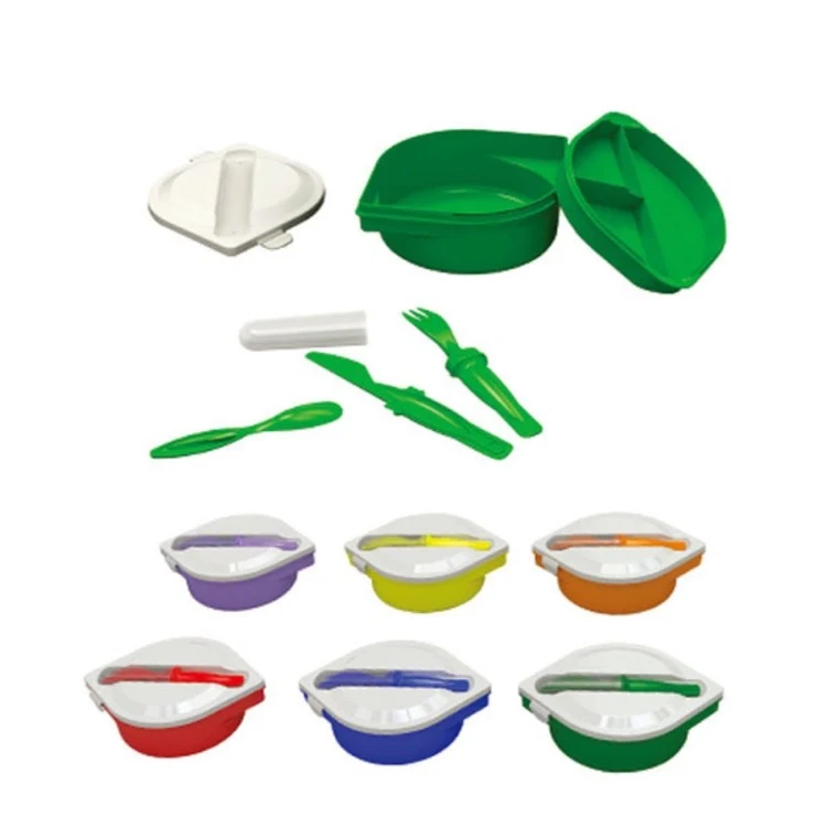Ellipse Lunch Box With Fork Knife And Spoon 1