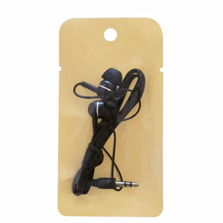 Single Use Earbuds - Black 3.5mm Plug