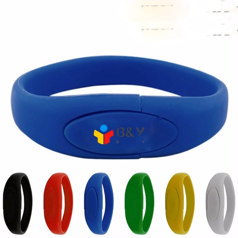4 Gb Wristband USB Drive/silicone Bracelet Style Flash