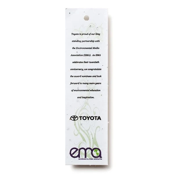 Seed Paper Bookmark, Small 1