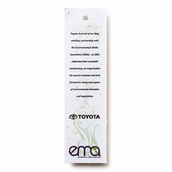 Seed Paper Bookmark, Small