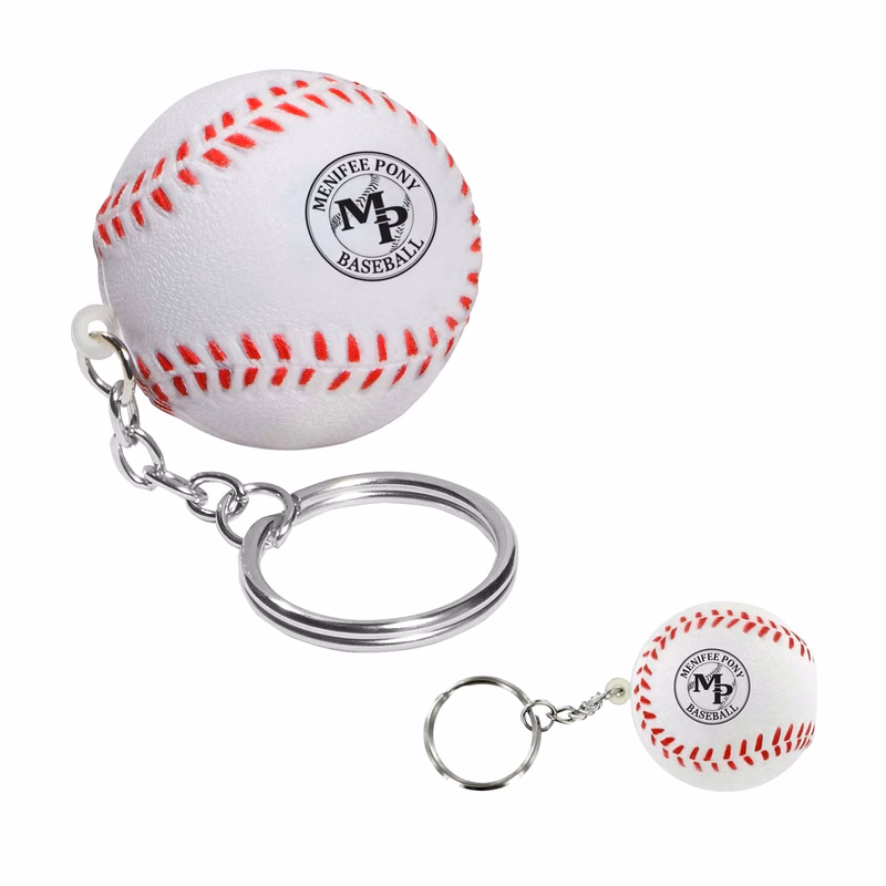 Baseball Stress Reliever Keychain