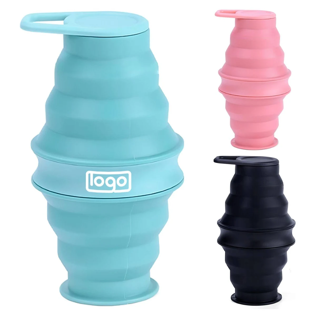 18oz Portable Travel Folding Mouthwash Cup With Lid 1
