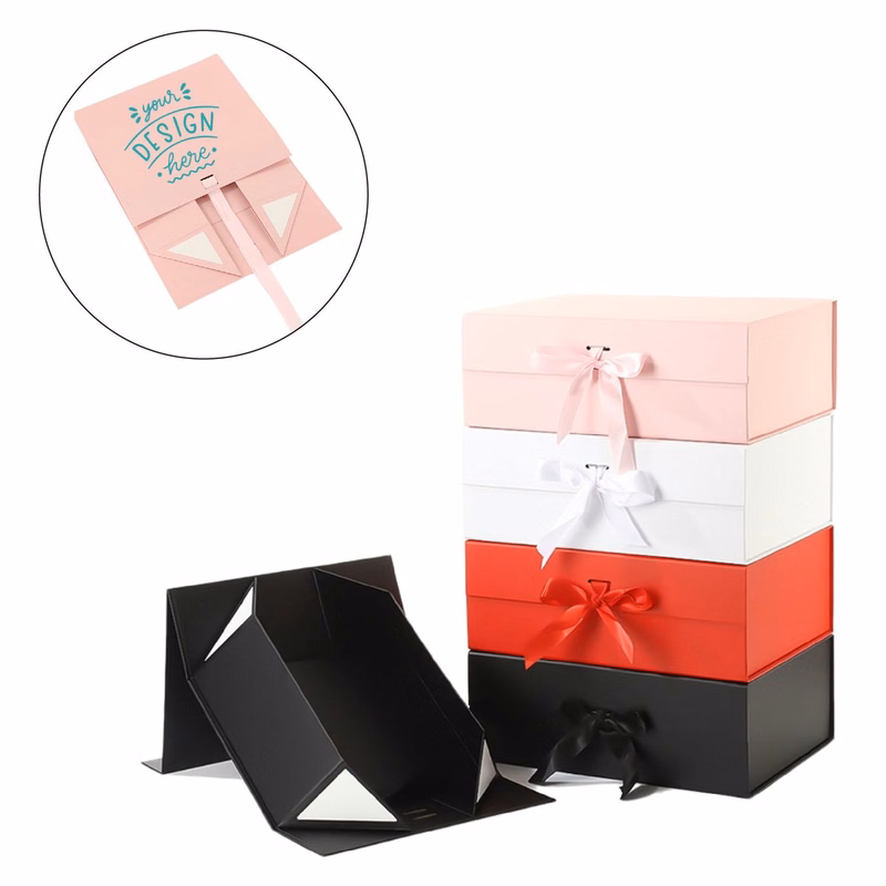 Folding Gift Box With Magnetic Closure