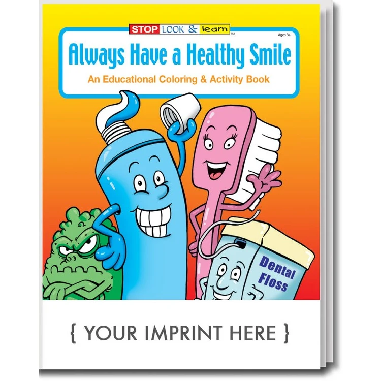 COLOURING BOOK - Always Have A Healthy Smile Colouring & Activity Book 1