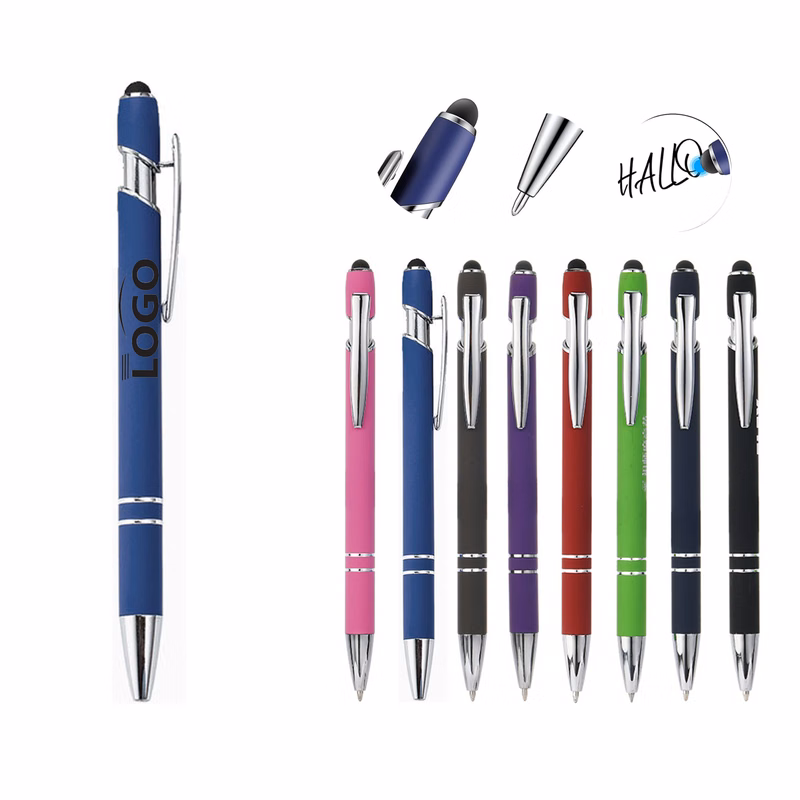 Metallic Stylus Ballpoint Pens