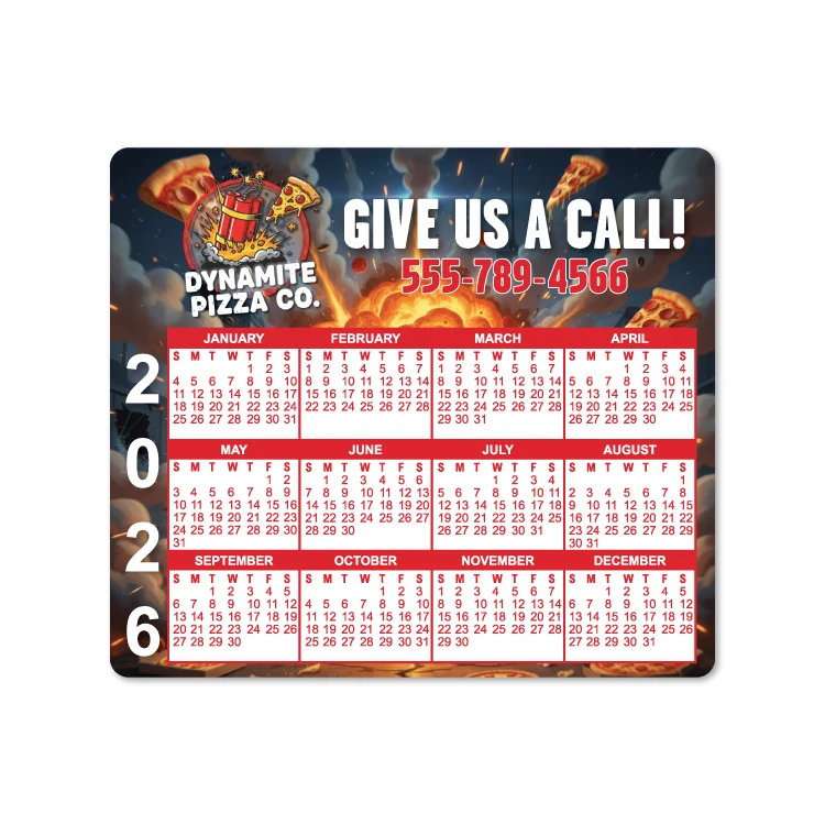 Calendar Rectangle 3 Day Magnet - Full Color 1