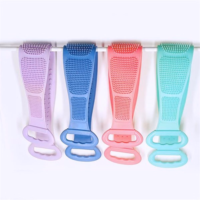 Lengthened Silicone Exfoliating Shower Towel