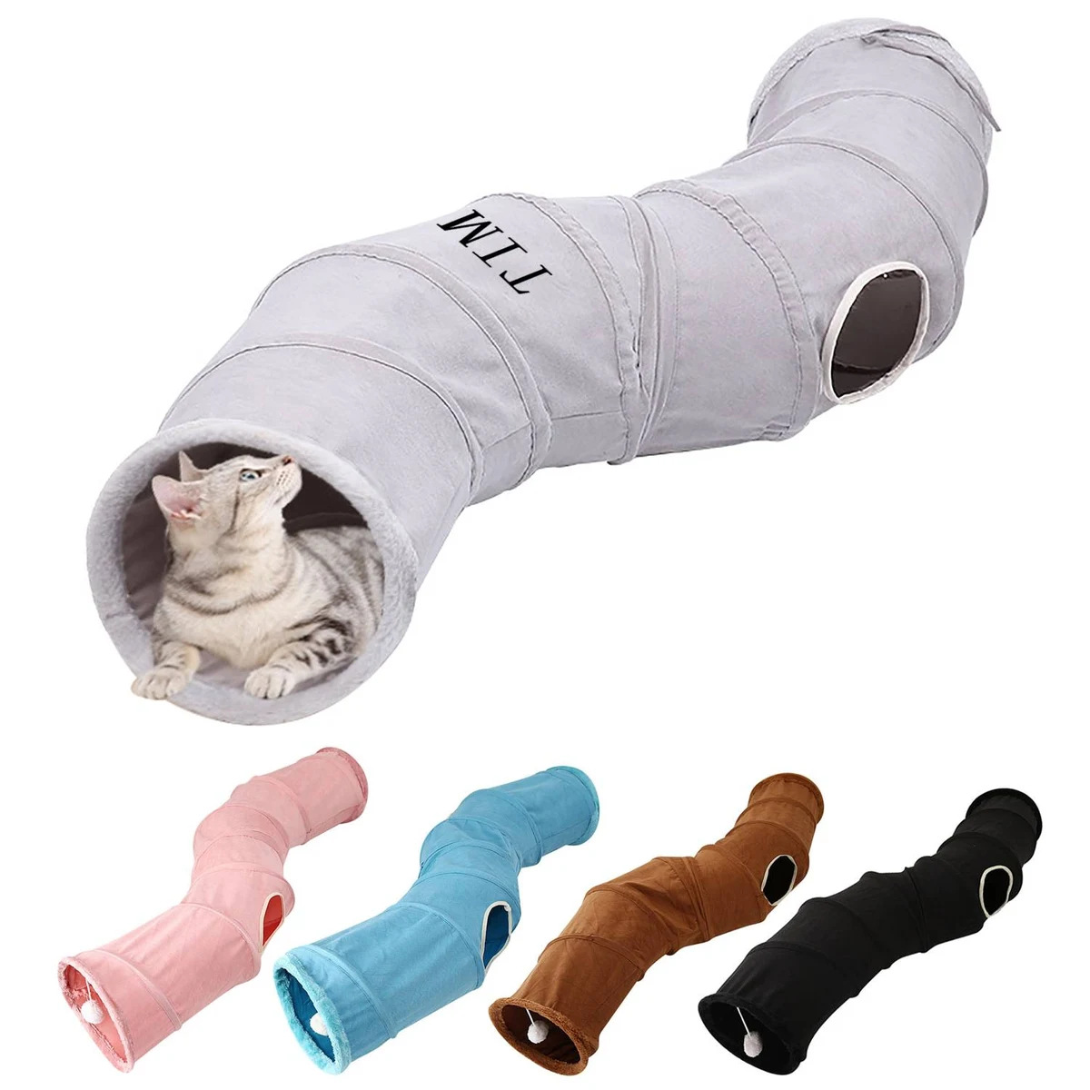 Oxford Cat Tunnel Tube Toy 1