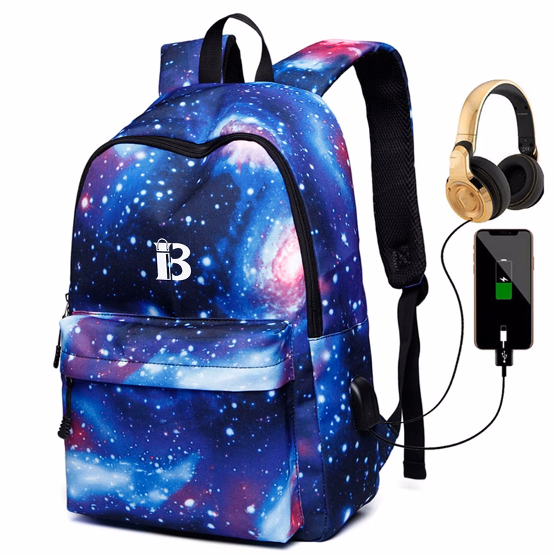 Oxford Multifunction USB Charging Backpack