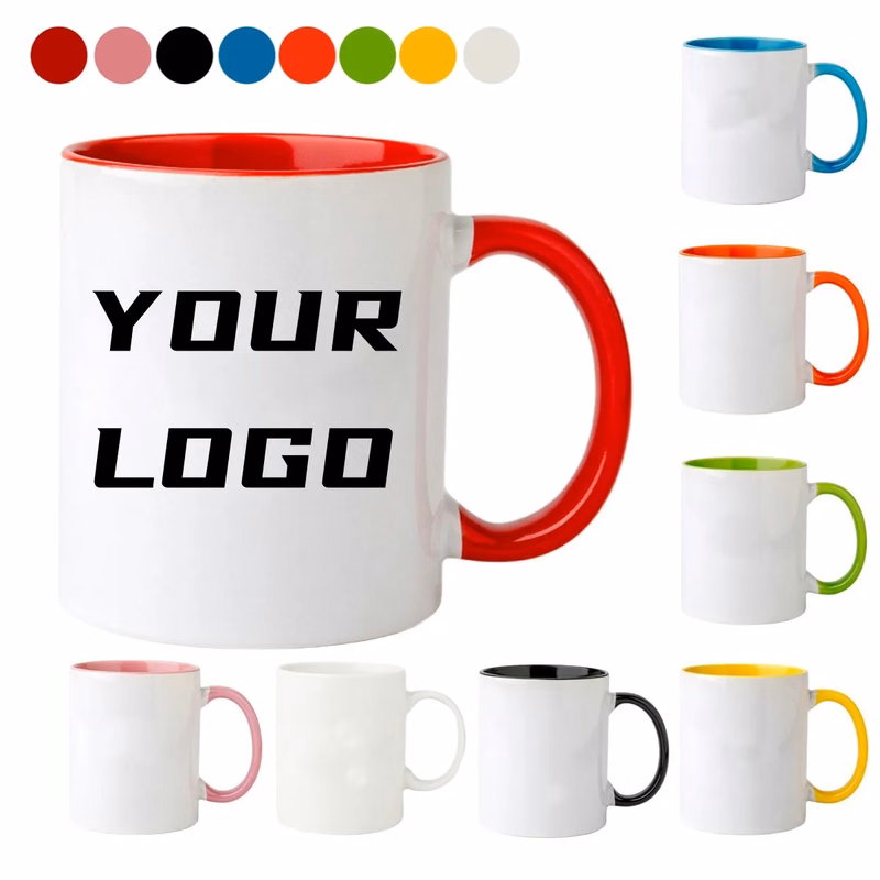 Custom 11 oz. Two tone Ceramic Mugs