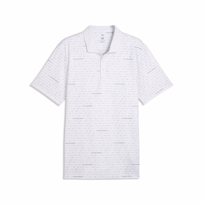 PUMA® Men's Volition Morse Golf Polo with UPF 40+ Protection