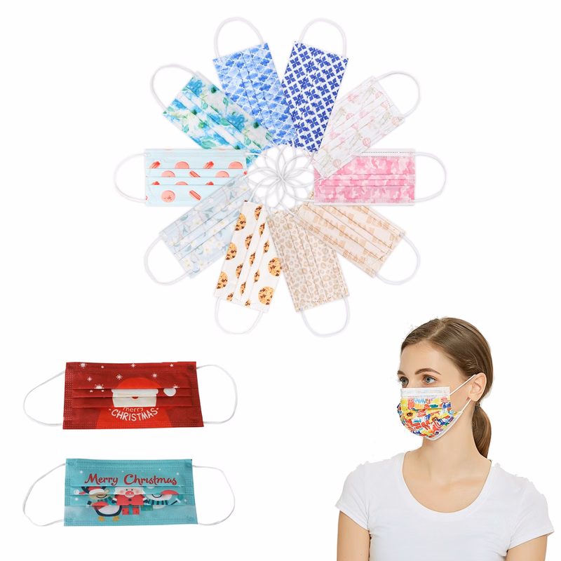 Custom Imprint Disposable Face Masks