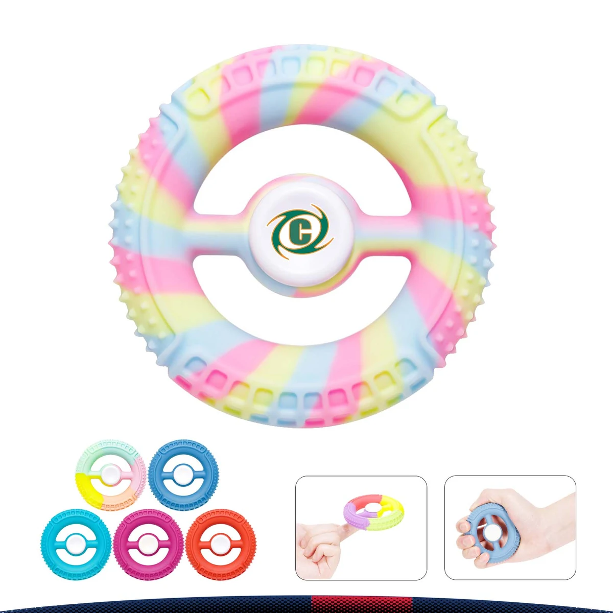 Mica Push Bubble Fidget Spinner 1