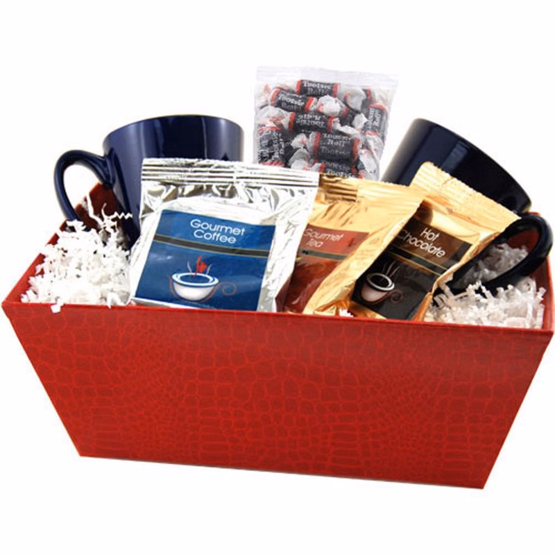 Tray withMugs and Tootsie Rolls