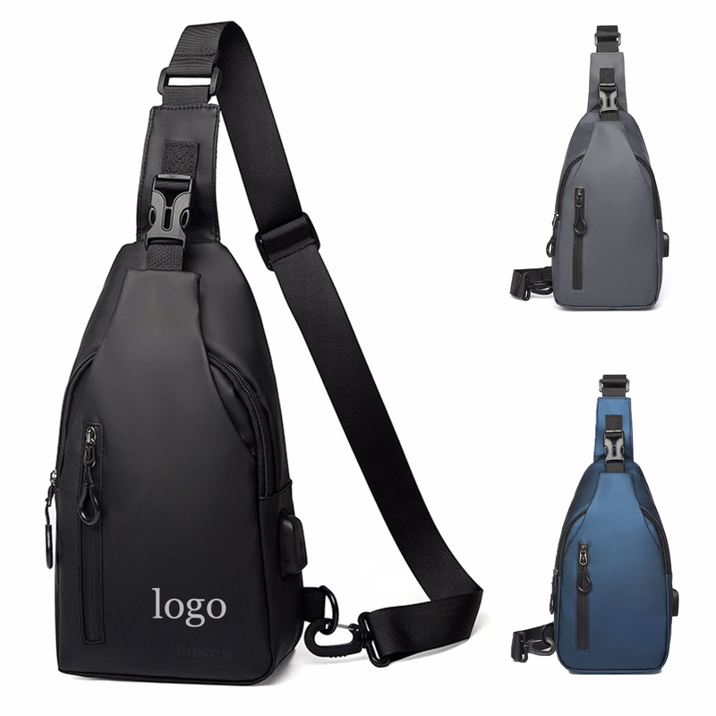 Outdoor Large Capacity Men'S Chest Crossbody Bag