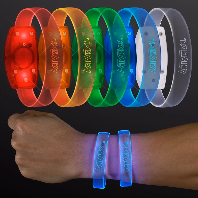 LASER ENGRAVED - Galaxy Glow LED Band Bracelets