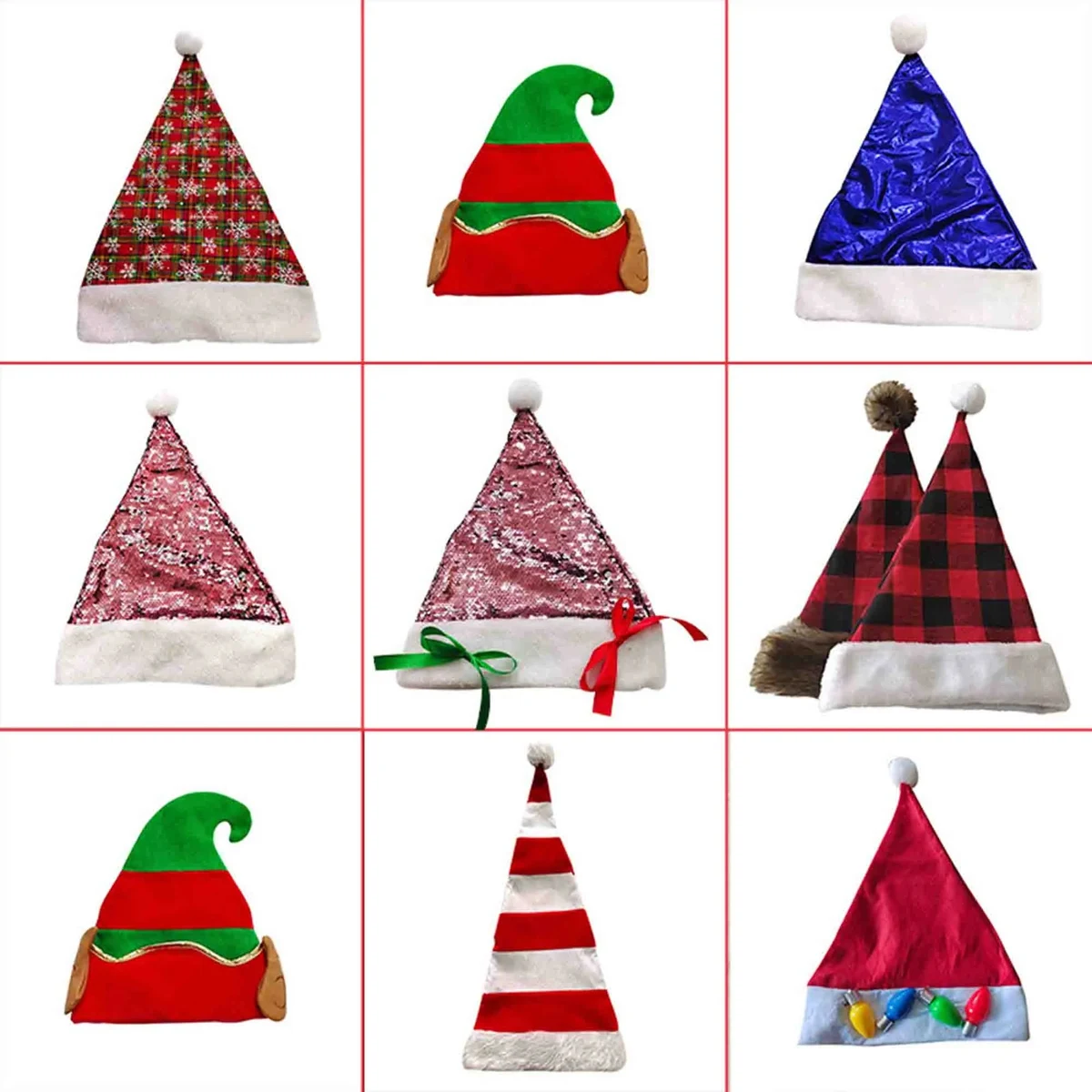 Customized Plush Christmas Santa Hat 1