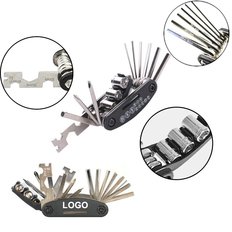 16-Multi-function Bike Tool Kit 1