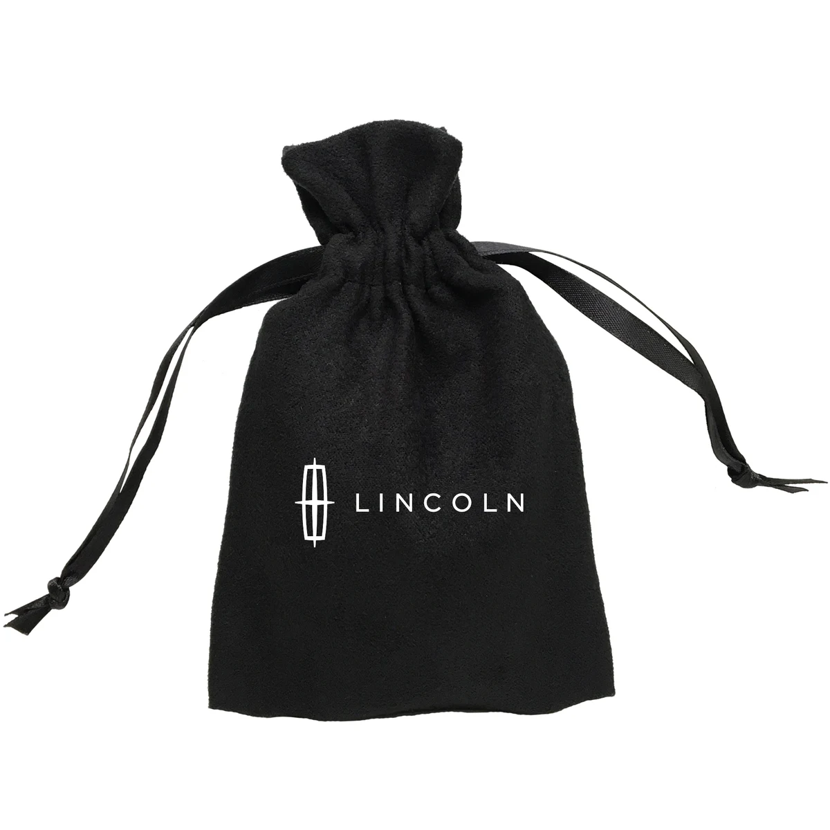 Large Faux Suede Drawstring Pouch 1