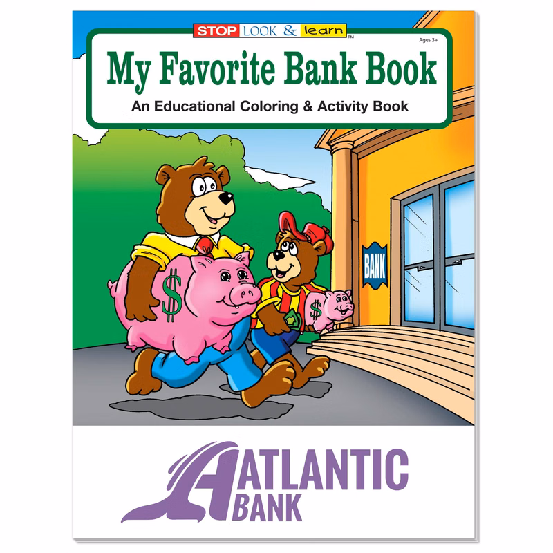 Coloring Book: My Favorite Bank