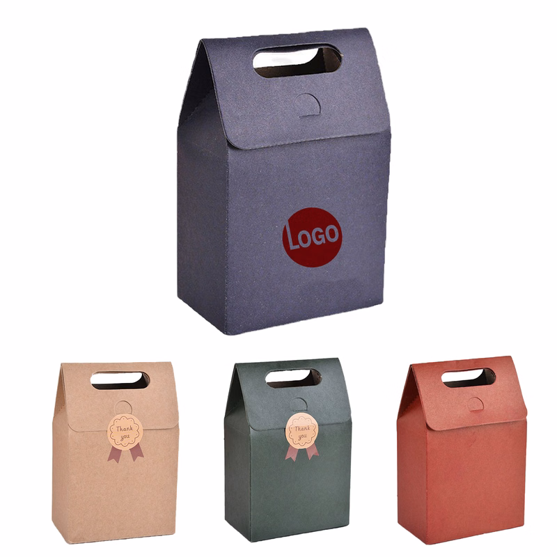 Kraft Paper Flip-Top Gift Bag