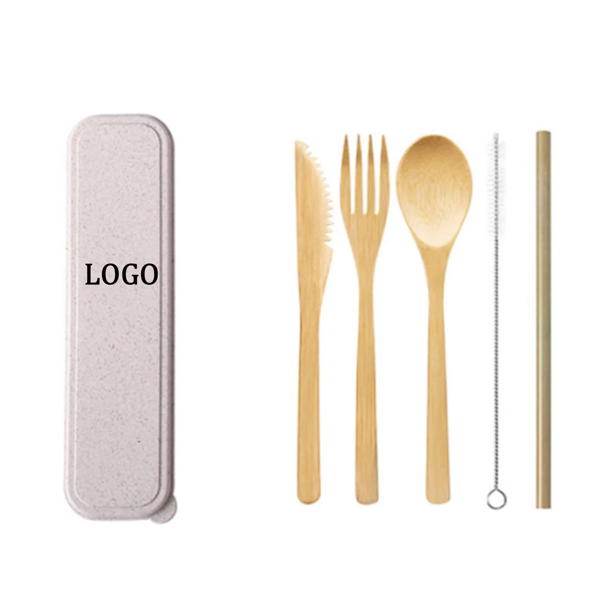 Bamboo Take Along Utensil Set 1