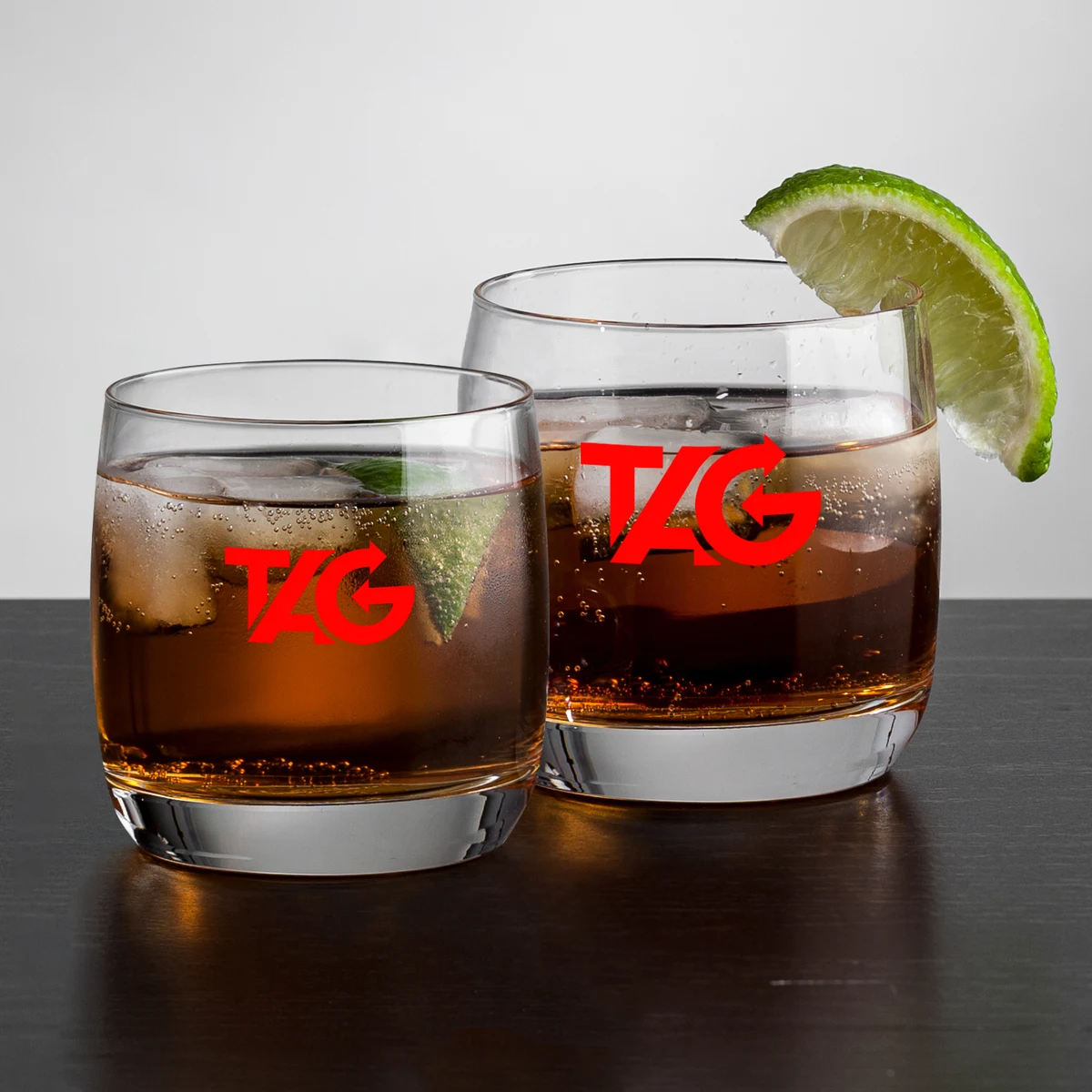 Sandown OTR/DOF - Imprinted, custom glassware with logo imprint 1