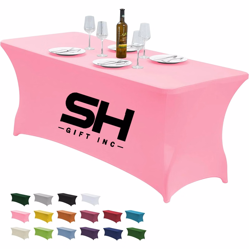Spandex Tablecloth 6FT Stretch Table Cover